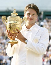 Roger Federer Wins Wimbledon Tennis Championship